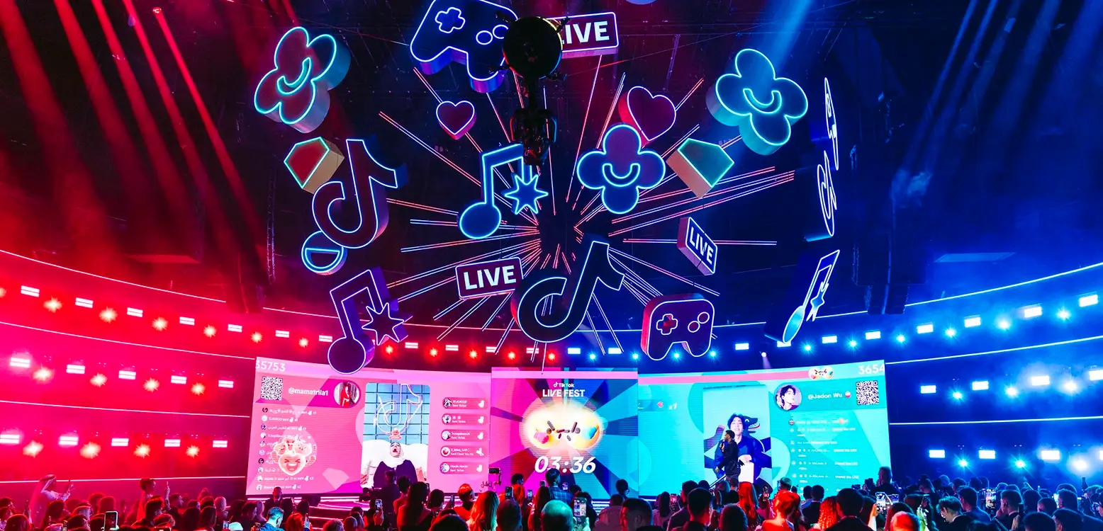 Insert Productions supply AV production for TikTok LIVEfest 2025 at Camden Roundhouse