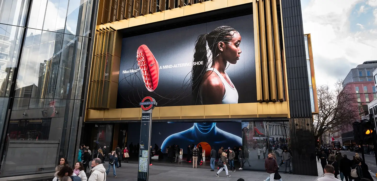 Insert Productions provide specialist AV hire and technical production services for the launch of Nike Mind 001, at Outernet London