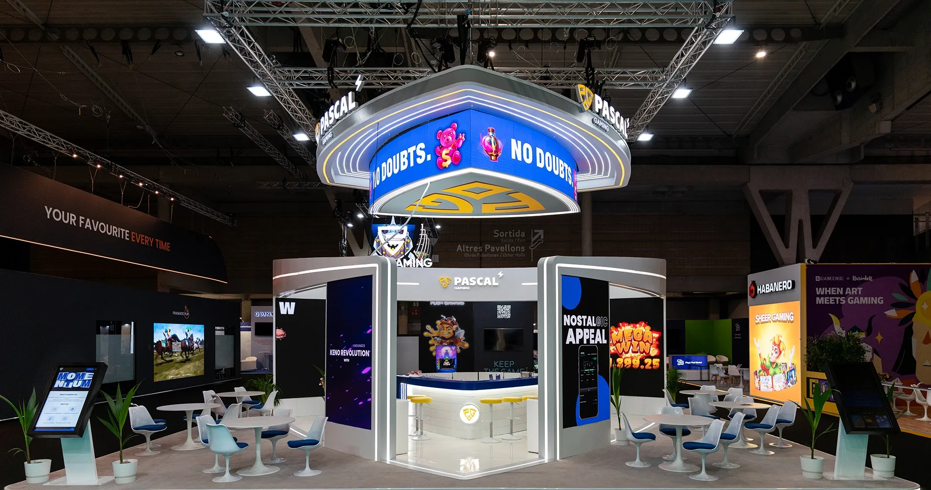 Exhibition AV hire from Insert Productions