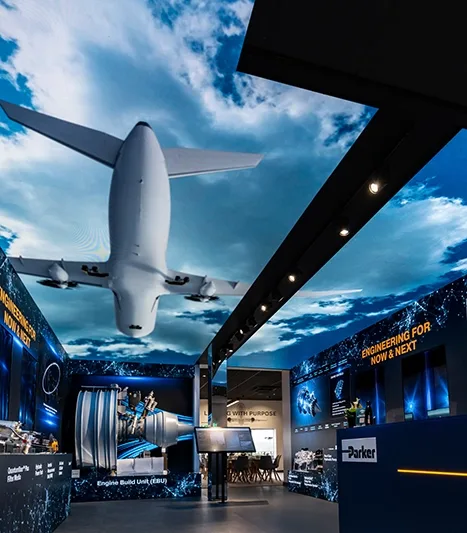 Parker at Farnborough Airshow